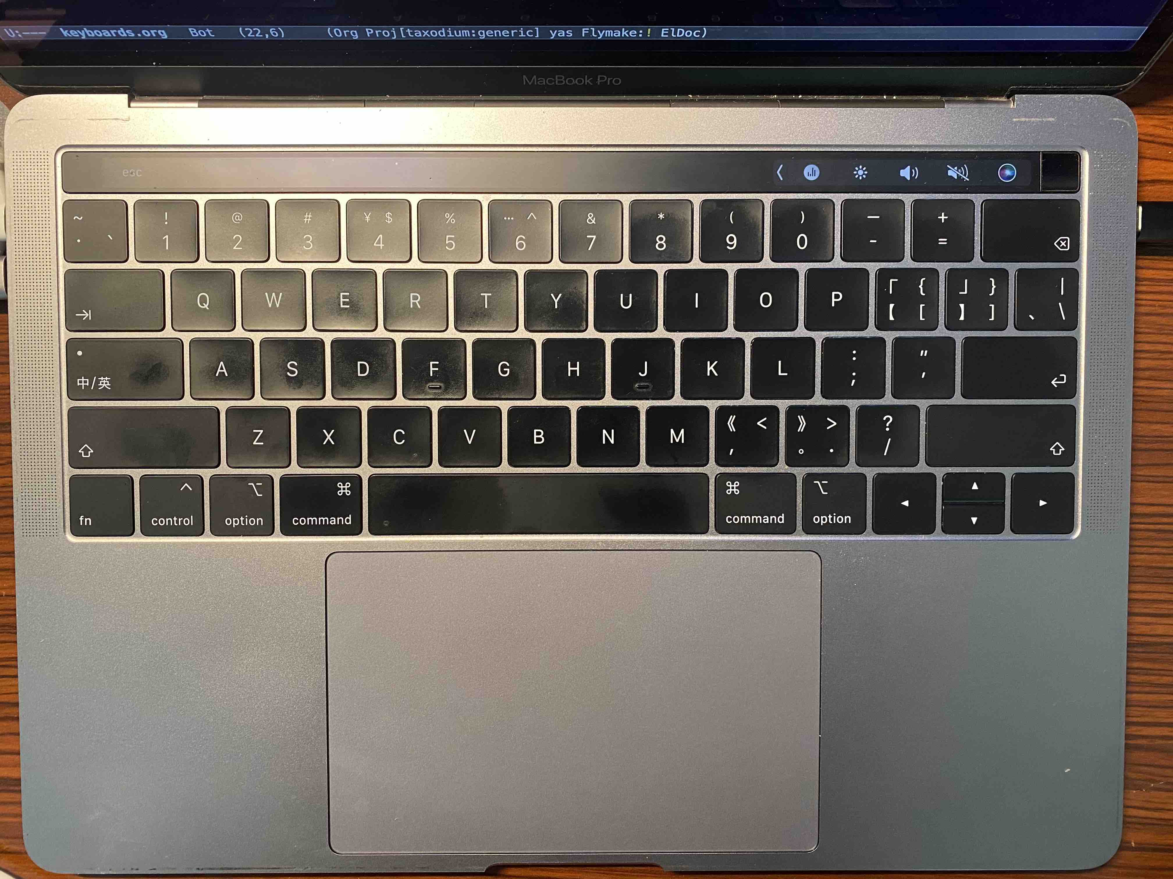 Mackbook Pro 2018 Keyboard